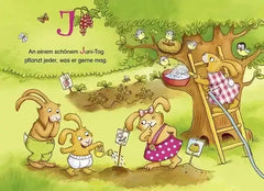 Wenn sieben kleine Hasen durch das ABC rasen