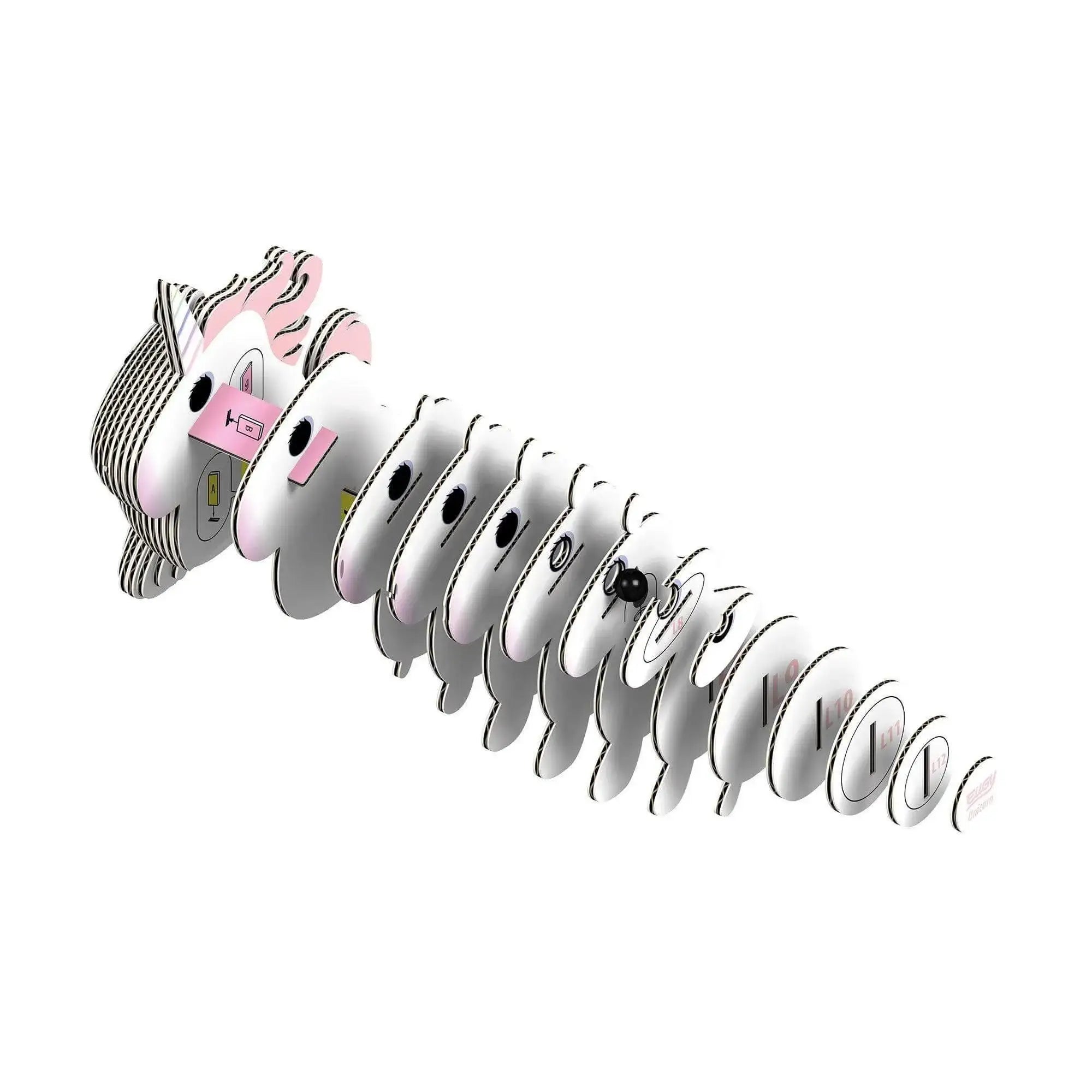 3D Papier - Einhorn Carletto
