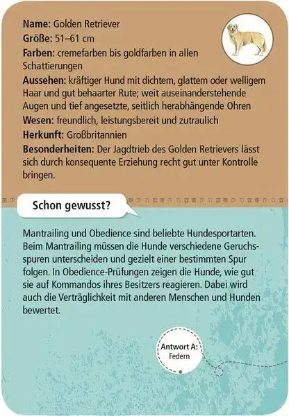 50 Hunde bestimmen – Wissensspiel für Hundefreunde - 9769 Moses