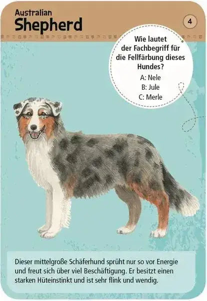 50 Hunde bestimmen – Wissensspiel für Hundefreunde - 9769 Moses