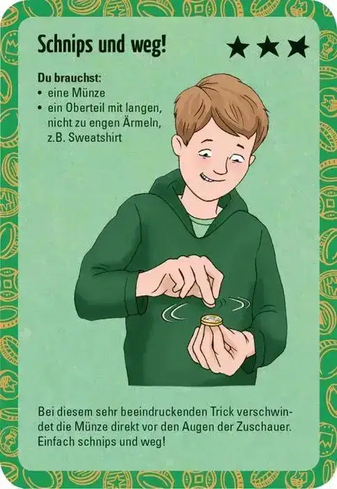50 verblüffende Münz- und Kartentricks - 30244 Moses