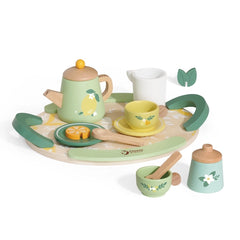 Vintage Tee-Set aus Holz | Rollenspiel ab 3 Jahren