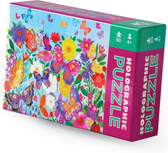 Holografisches Puzzle - Schmetterlinge 50 Teile
