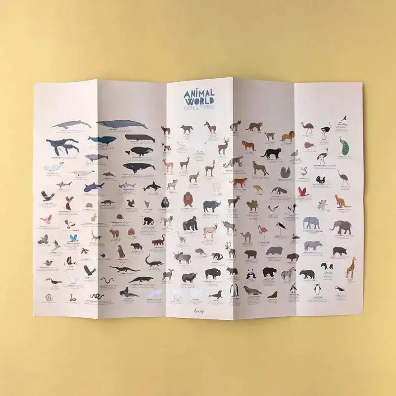 Animal World - Poster & Sticker - AC018U Londji