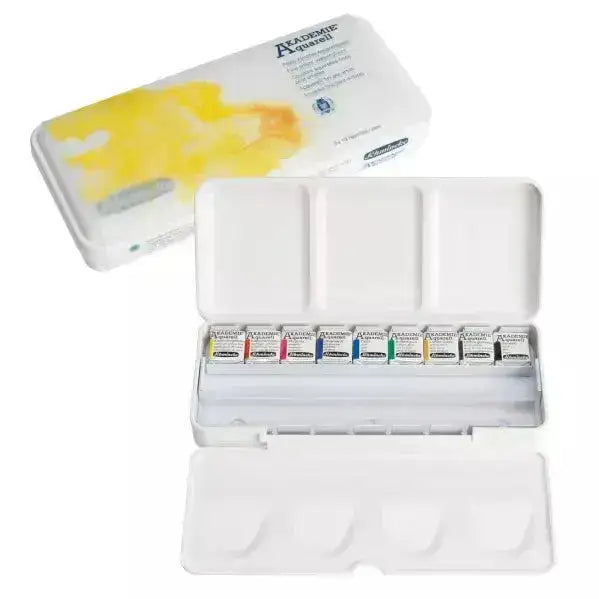 Aquarellkasten Akademie - 9x 1/2 Näpfchen - 75790 Schmincke