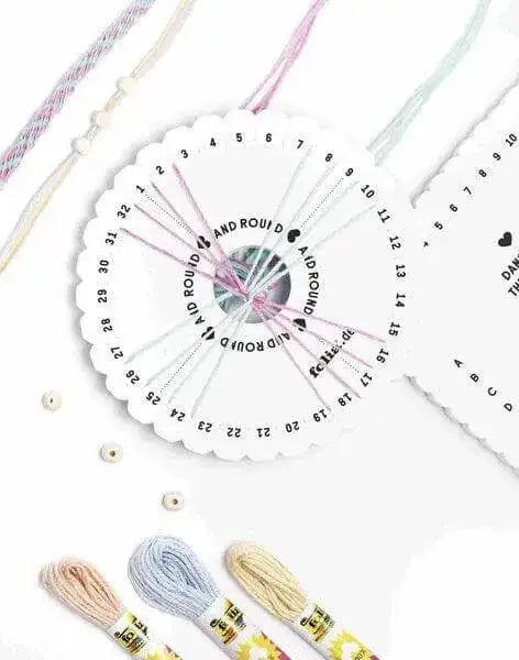 Armbänder - Bracelets Kumihimo PASTELL Folia