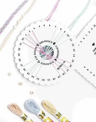 Armbänder - Bracelets Kumihimo PASTELL Folia