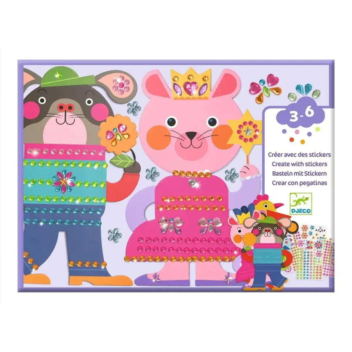 Ausmalbilder Glitzer Djeco