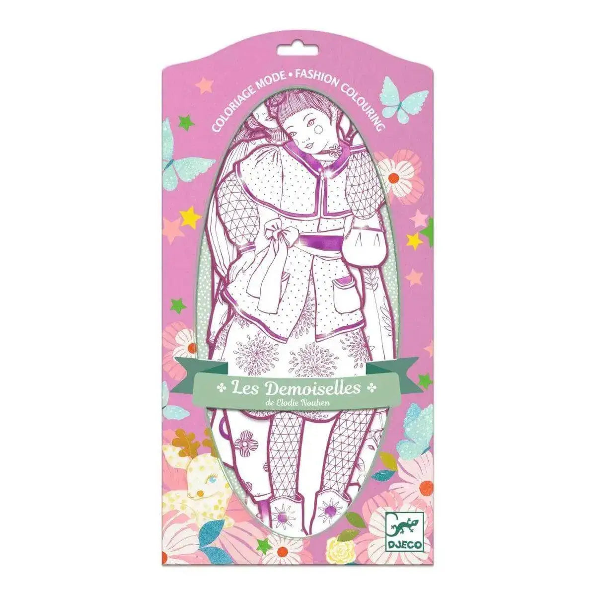 Ausmalbilder - Rosemary (pink) Djeco
