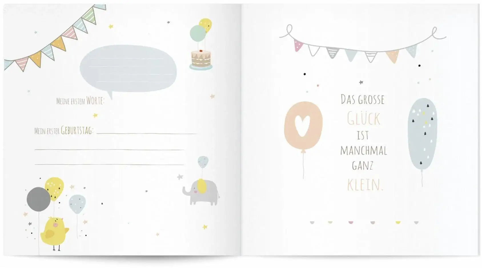 Baby-Album ,,Hurra, du bist da'' Goldbuch