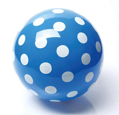 Ball Punkte blau/weiß groß Togu