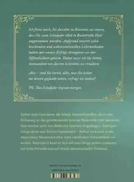 Baskerville Hall - Das geheimnisvolle Internat der besonderen Talente Hanser Verlag