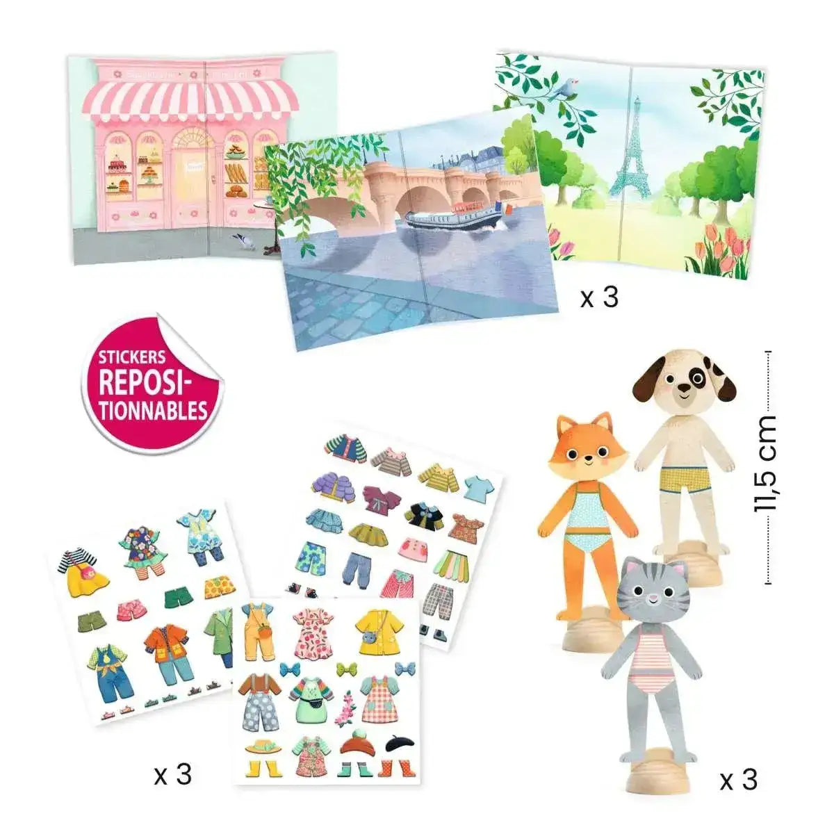 Basteln 3-6 - Bonjour Paris - DJ09849 Djeco
