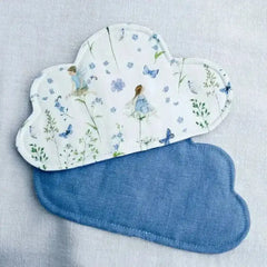 Baumwollstoff Elfengarten blau Acufactum