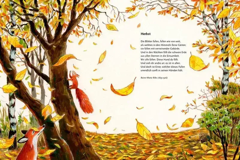 Blätter fallen -Die schönsten Herbstgedichte- - 9783949276590 Verlag Antje Kunstmann