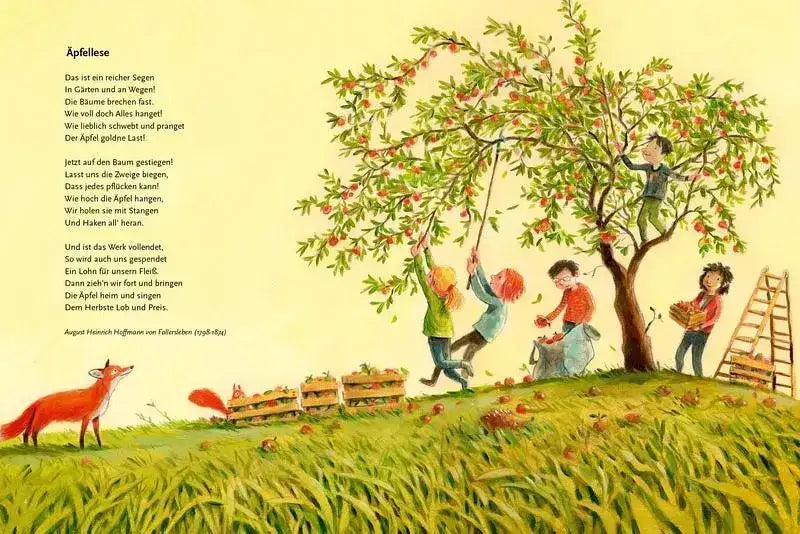 Blätter fallen -Die schönsten Herbstgedichte- - 9783949276590 Verlag Antje Kunstmann