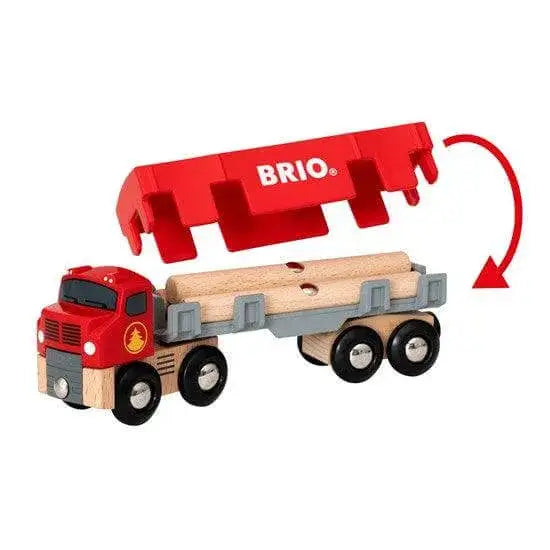 BRIO Holztransporter mit Magnetladung Brio