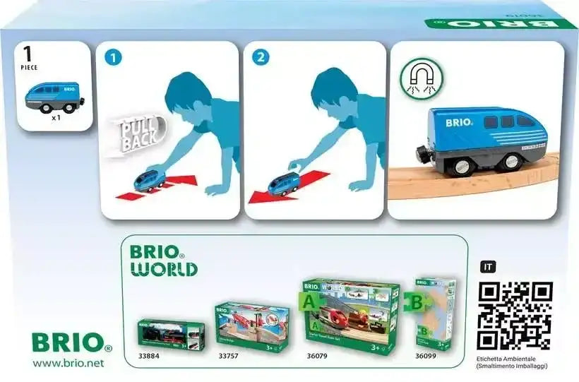 BRIO Lok mit Rückziehmoto - 36019 Brio
