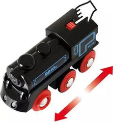 BRIO Schwarze Akku Lok mit USB Brio