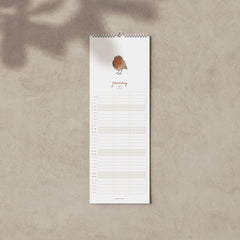 Familienkalender 2027 Gartenvögel