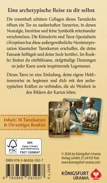 christephania-tarot-78-farbige-tarotkarten-und-ein-176-seitiges-booklet-mit-deutungen-und-legungen-nostalgisches-hochwertiges-tarotdeck-set-mit-diversen-artikeln-christiane-neumann1 - kunstundspiel 