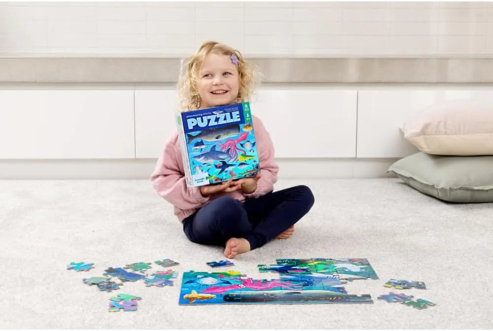 crocodile-creek-60-teile-folien-puzzle-shimmering-shark-60-teile-kunstundspiel-7 - kunstundspiel 