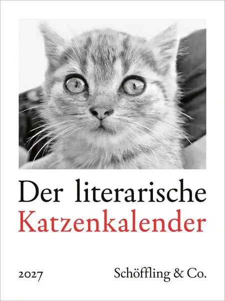 Der literarische Katzenkalender 2027 (Wandkalender)