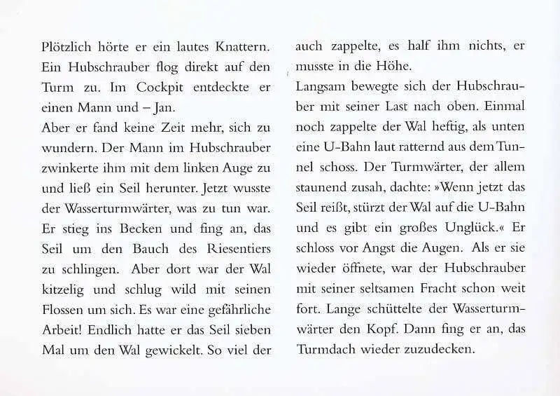 Der Wal im Wasserturm Moritz Verlag