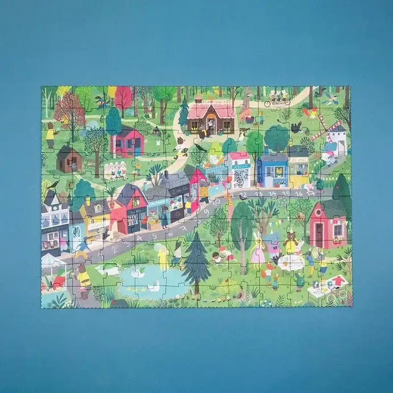 Detektiv-Puzzle Geburtstagskuchen-Rätsel 100 Teile - pz2674u Londji