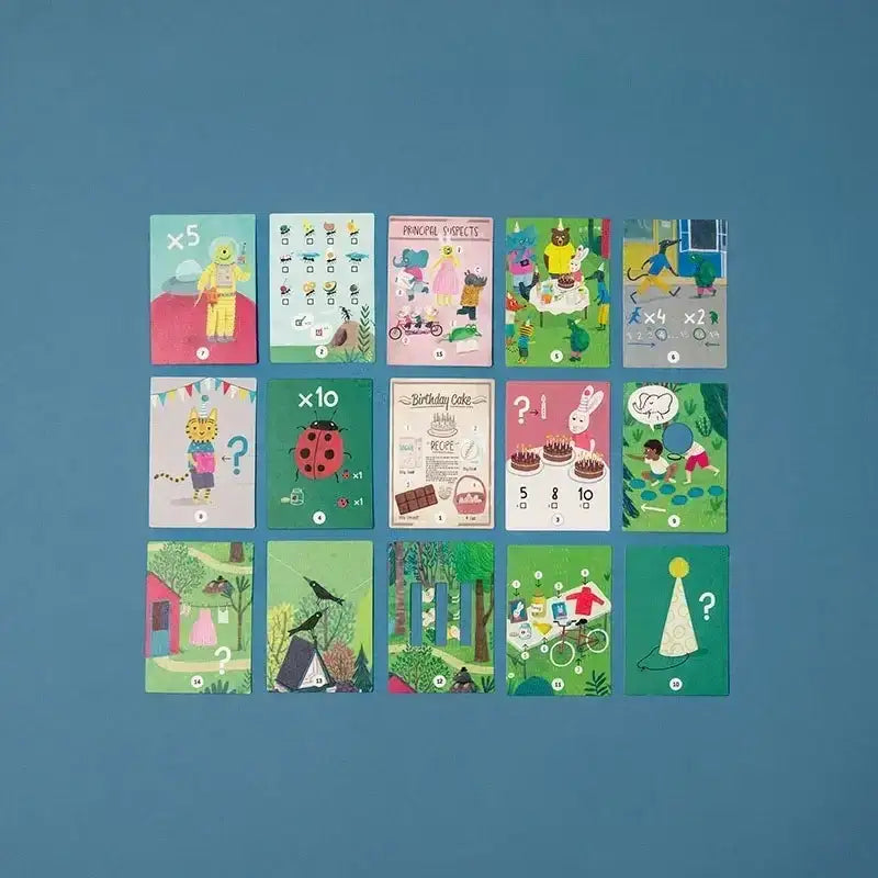 Detektiv-Puzzle Geburtstagskuchen-Rätsel 100 Teile - pz2674u Londji