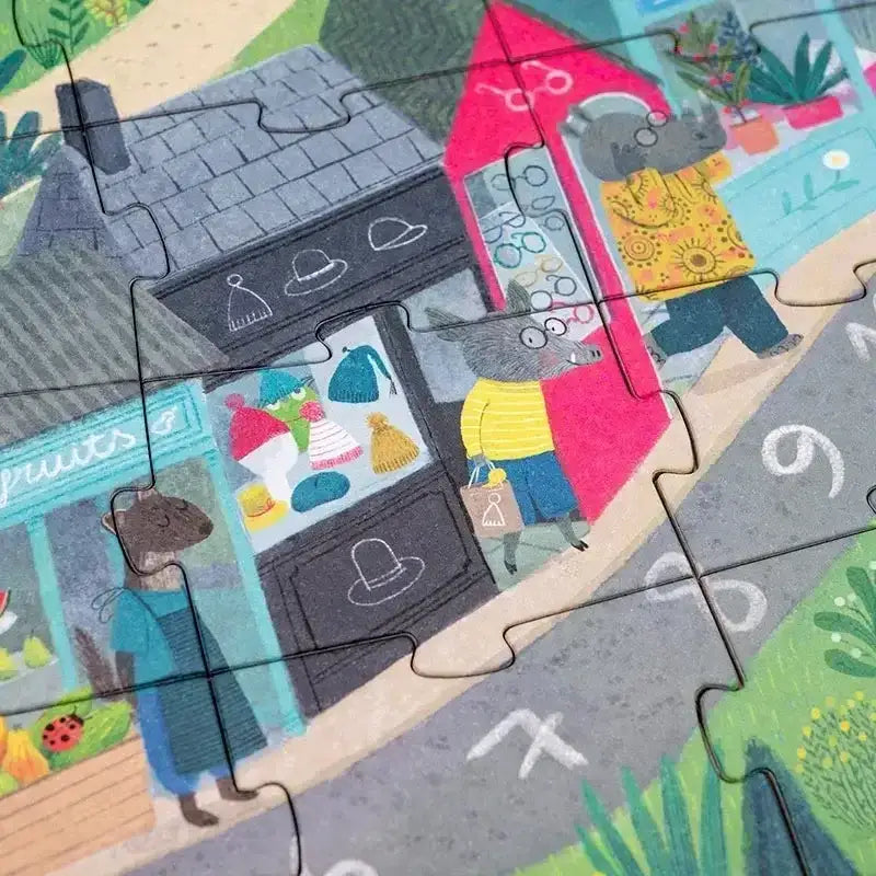 Detektiv-Puzzle Geburtstagskuchen-Rätsel 100 Teile - pz2674u Londji