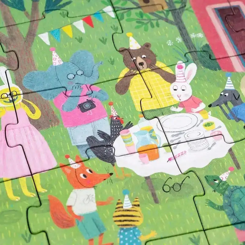 Detektiv-Puzzle Geburtstagskuchen-Rätsel 100 Teile - pz2674u Londji