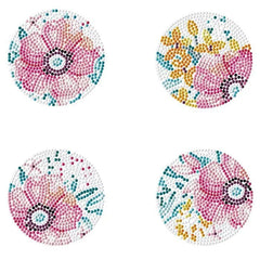 DIAMOND DOTZ - Diamond Painting Untersetzer Blumen