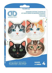diamond-dotz-diamond-painting-untersetzer-katzen-kunstundspiel-1 - kunstundspiel 