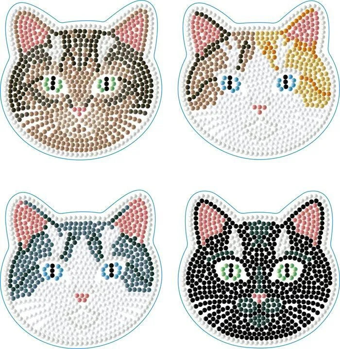 diamond-dotz-diamond-painting-untersetzer-katzen-kunstundspiel-2 - kunstundspiel 