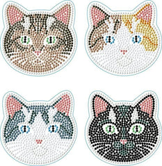 diamond-dotz-diamond-painting-untersetzer-katzen-kunstundspiel-2 - kunstundspiel 