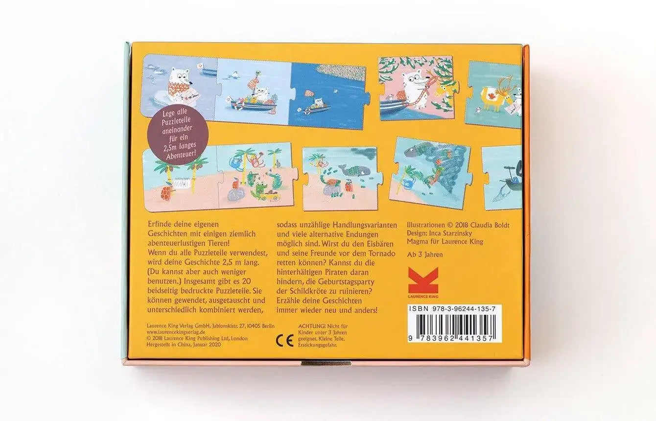 Die Abenteuer-Box - Kinderpuzzles Laurence King Spiele