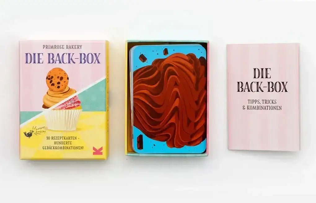 Die Backbox - 30 Rezeptkarten, hunderte Kombinationen - 9783962442941 Laurence King Spiele