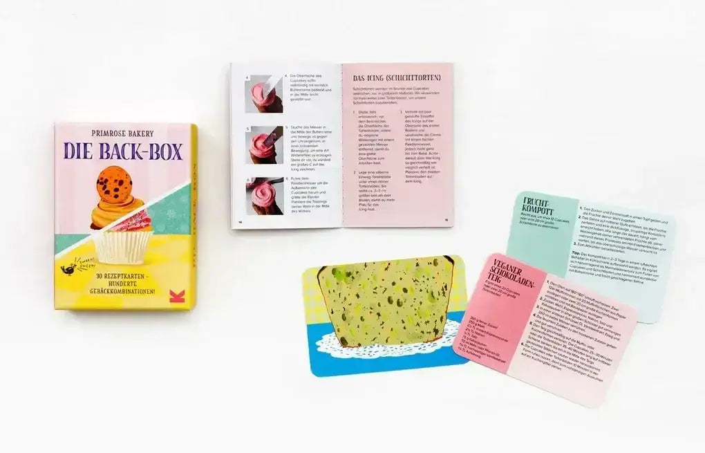 Die Backbox - 30 Rezeptkarten, hunderte Kombinationen - 9783962442941 Laurence King Spiele