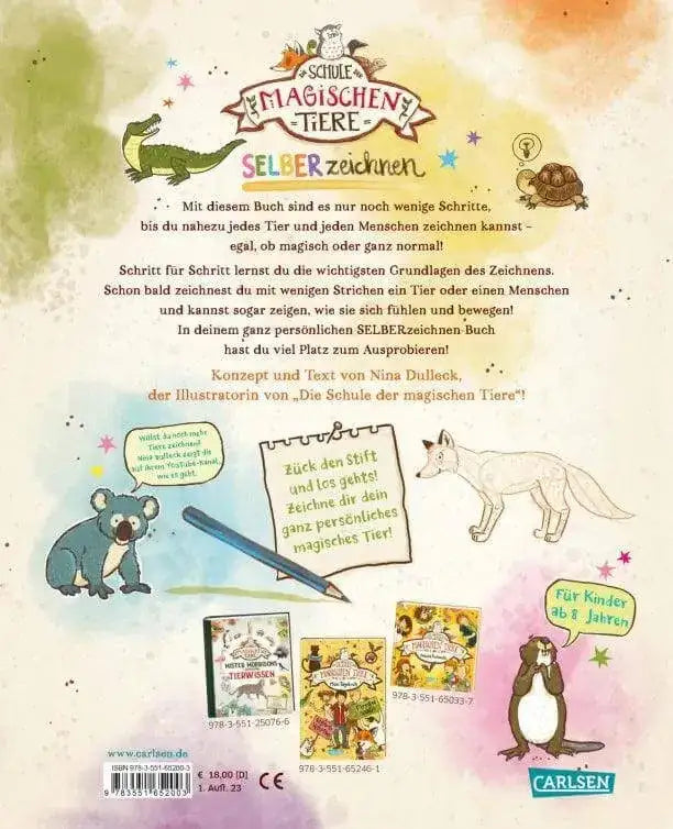 Die Schule der magischen Tiere - SELBERzeichnen Carlsen Verlag