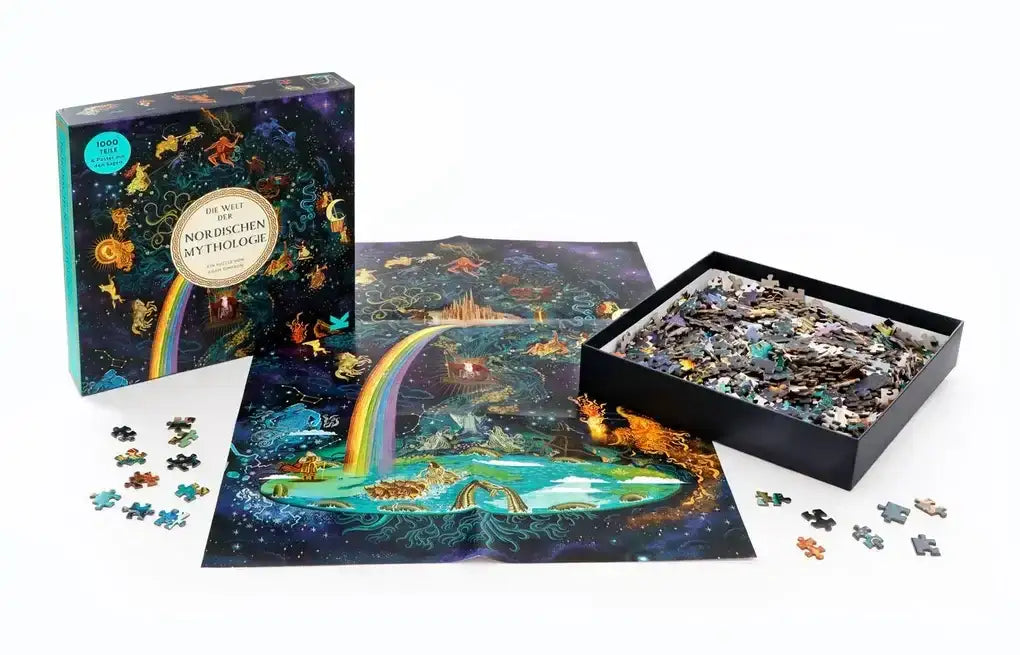 Die Welt der nordischen Mythologie Puzzle 1000 Teile - 9783962444679 Laurence King Spiele