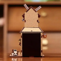 DIY - Mill bakery Mini Book Nook Windmühlen Bäckerei