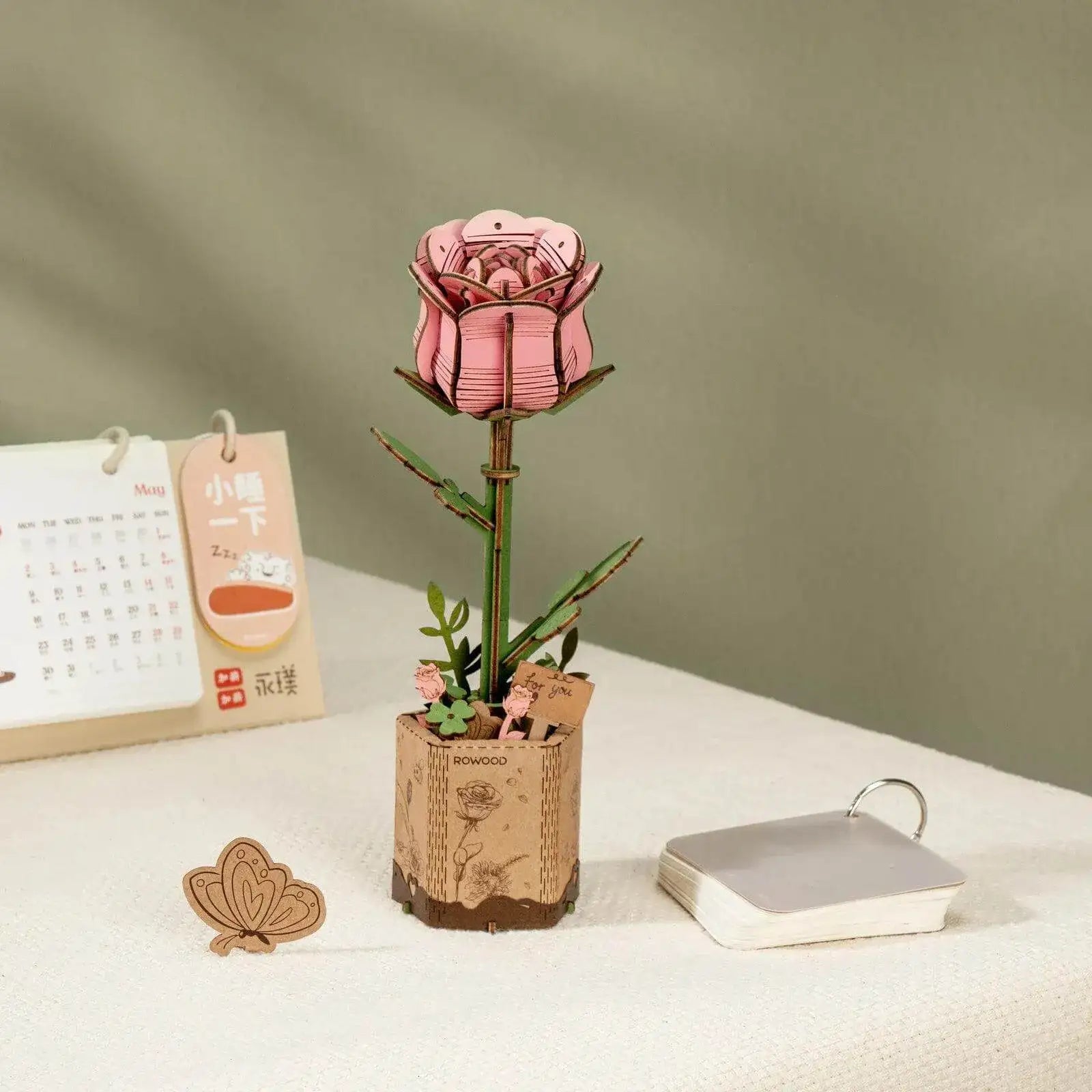 DIY Rose pink Robotime