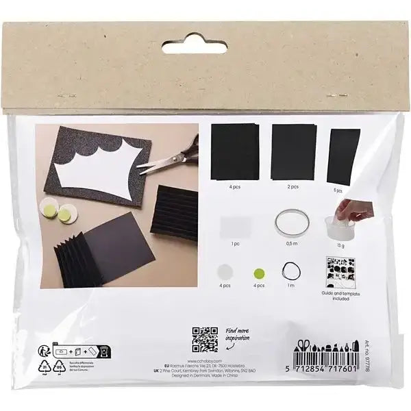 DIY Set Creativ Company Mini Kreativ Set Papierdeko, Fledermäuse - 5712854717601 Creativ Company