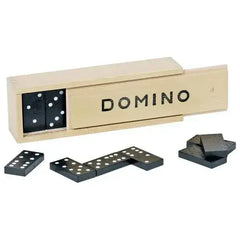 Dominospiel im Holzkasten - 15335 Goki
