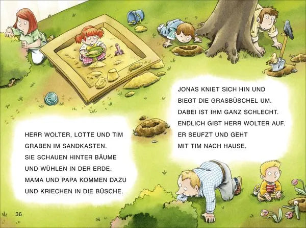 duden-leseprofi-grossbuchstaben-das-geheimnis-der-dinospur-erstes-lesen-gebundene-ausgabe-annette-neubauer4 - kunstundspiel 