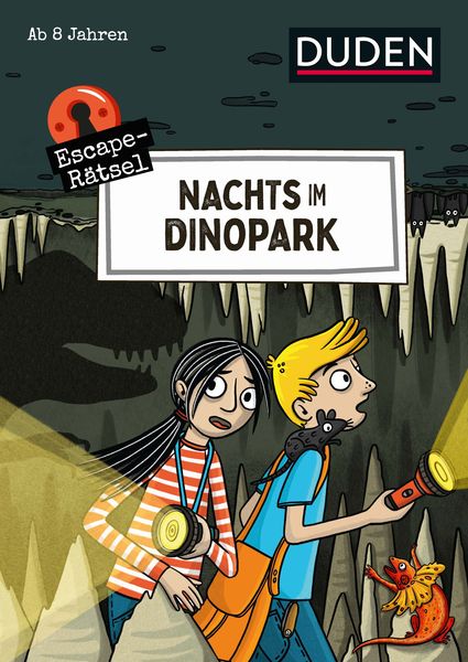 Escape-Rätselheft - Nachts im Dinopark