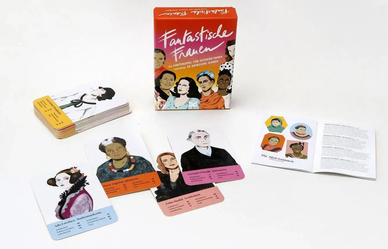Fantastische Frauen - Kartenspiel für Visionärinnen Laurence King Spiele