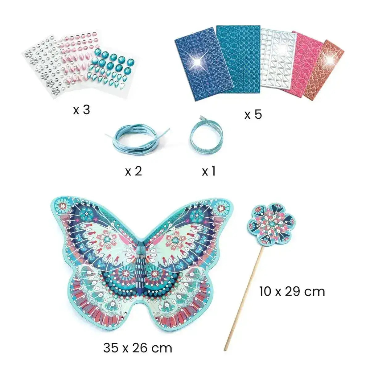 Feenflügel & Zauberstab selber basteln DIY - DJ07939 Djeco