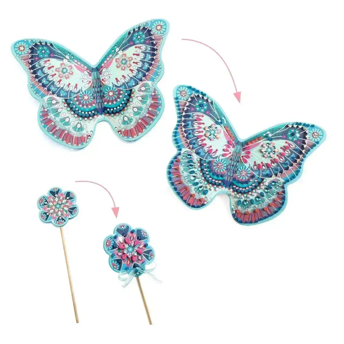 Feenflügel & Zauberstab selber basteln DIY - DJ07939 Djeco